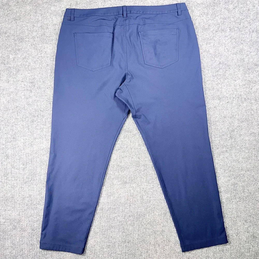 Lululemon Commission Pant Slim Navy Blue Technical Chino 40X29
